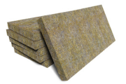 Stacked boards of fire plug material